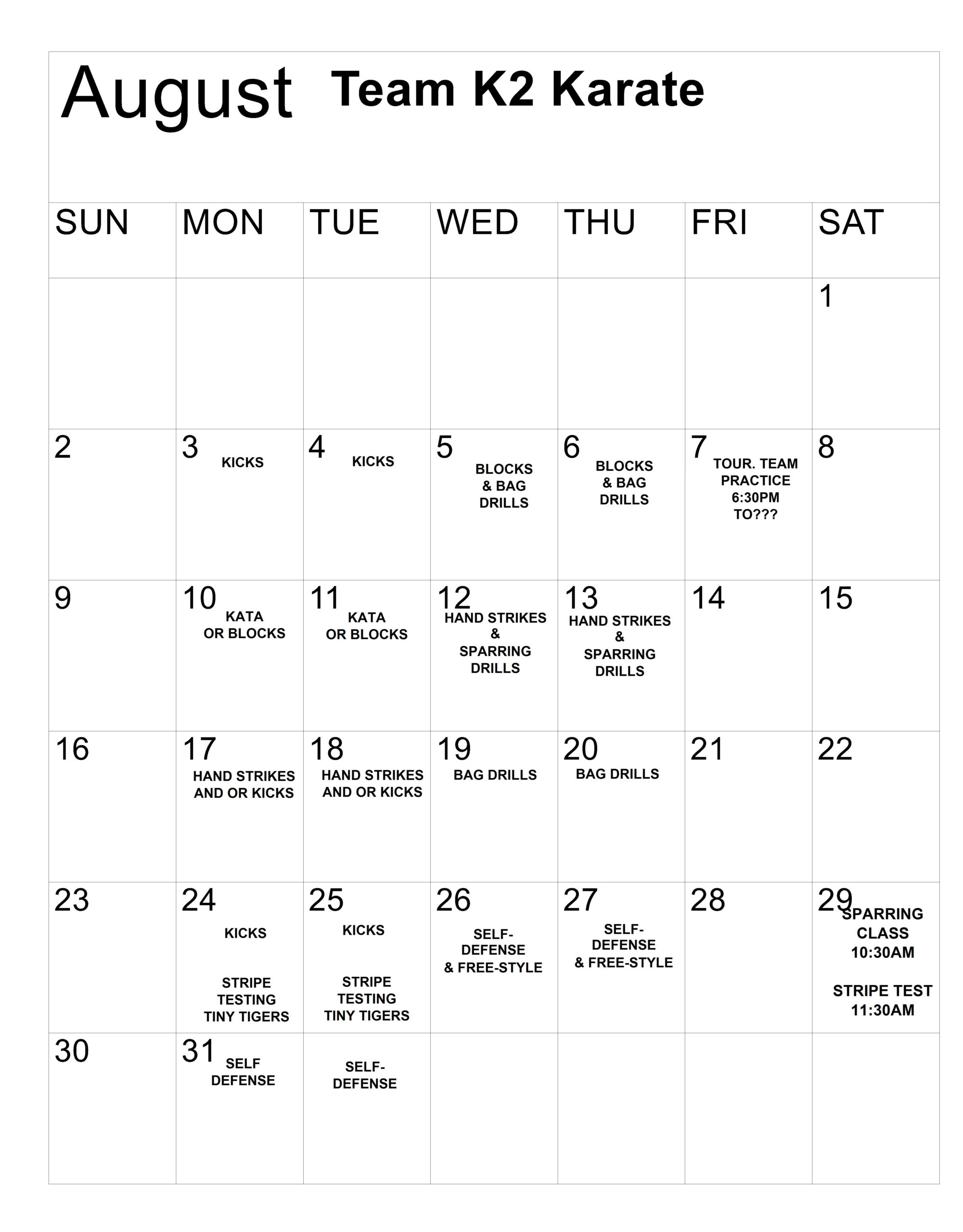 August